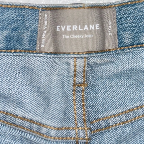Everlane Women's Ankle & Cropped Jeans - Light Blue - Picture 2 of 5